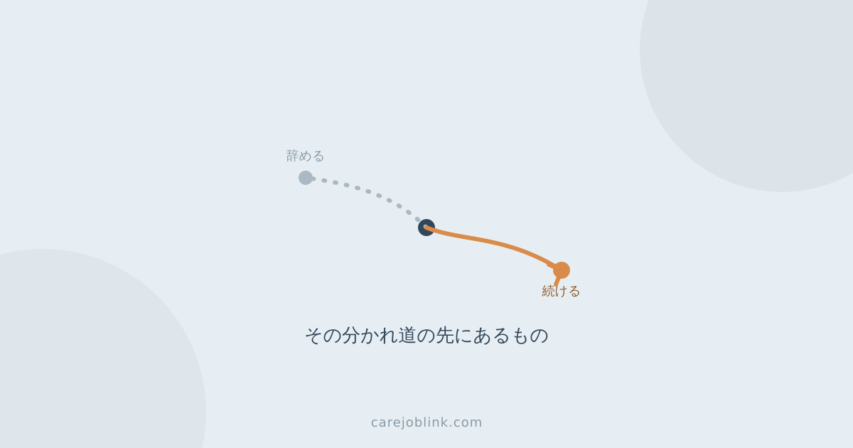 介護職を辞めたいと感じる理由